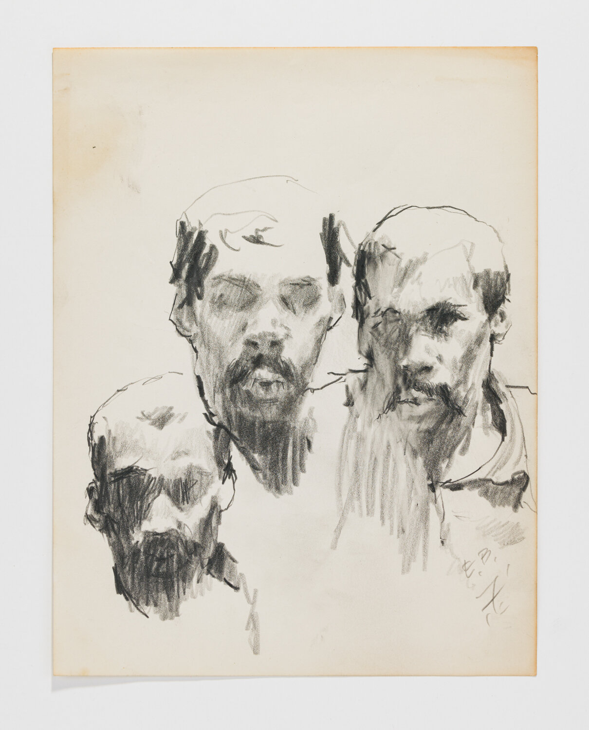   Untitled (Self Portrait) EB-19 , 1958-1965 graphite on paper 11 x 9" paper 16.5 x 13.75" framed 