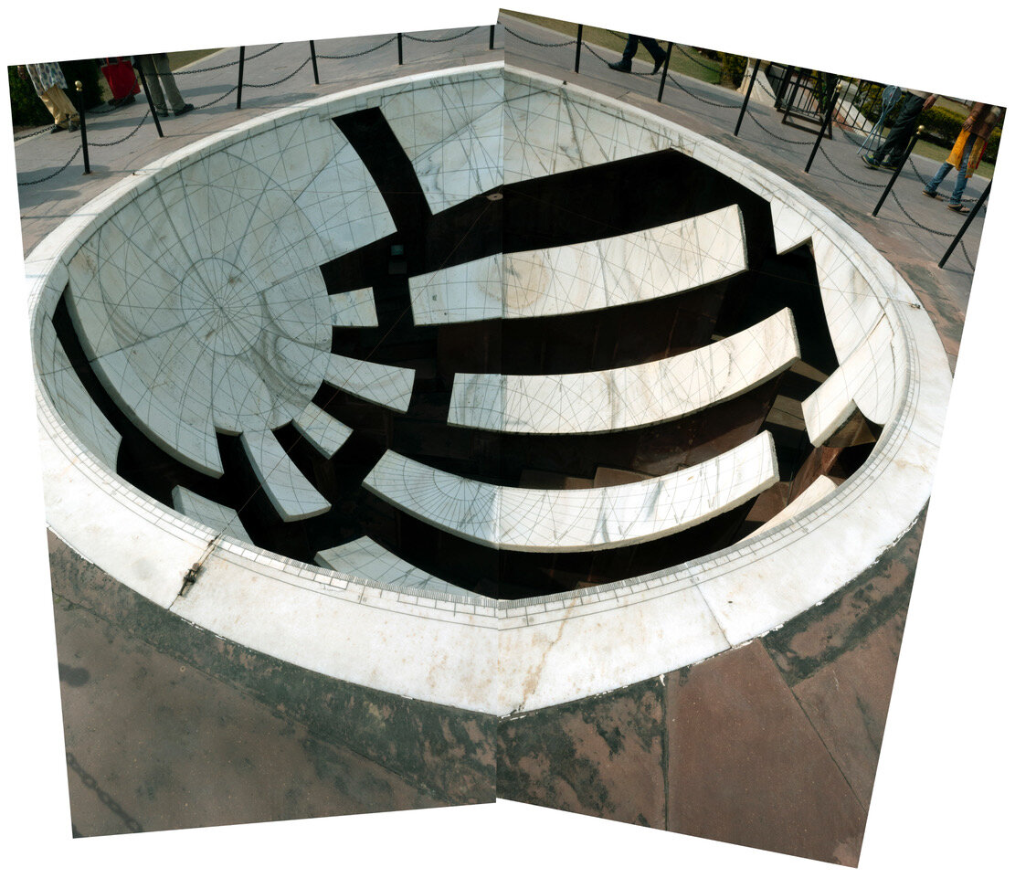   Jantar Mantar, Jaipur l , 2020 assembled archival inkjet print 20.5 x 23" unframed 27 x 30" framed 