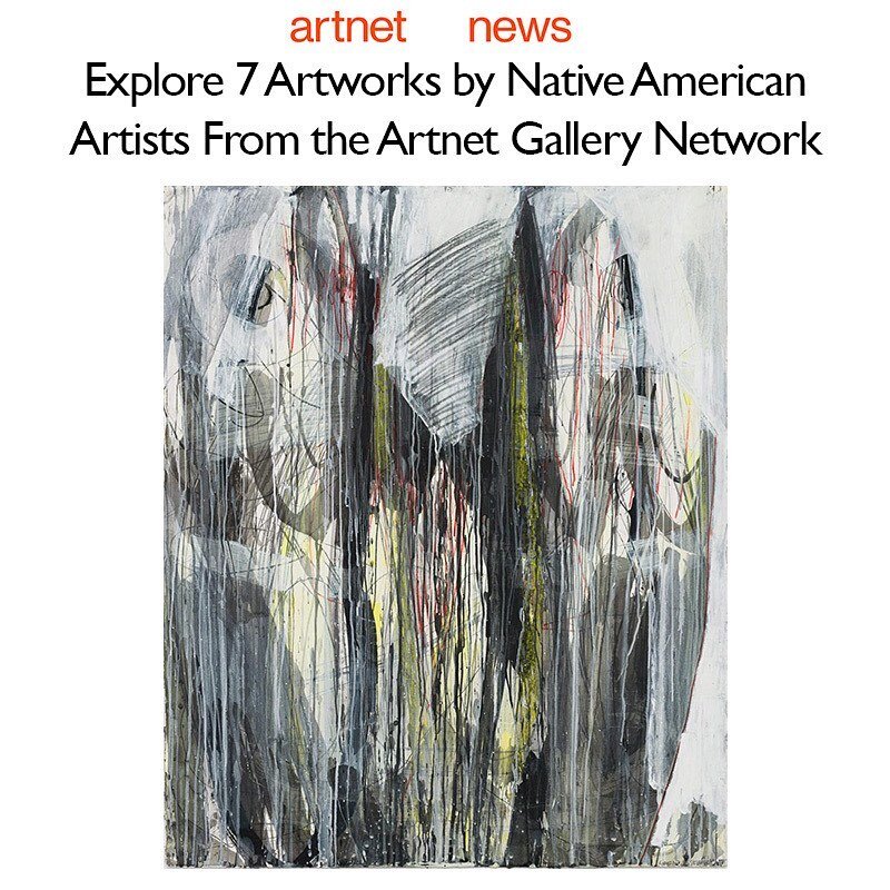 Sara Siestreem (Hanis Coos) has been highlighted in Artnet&rsquo;s recent feature on artworks by 7 Native American artists from the artnet gallery network. Go to the link in our bio to see the full article online, and stop by the gallery to see Siest