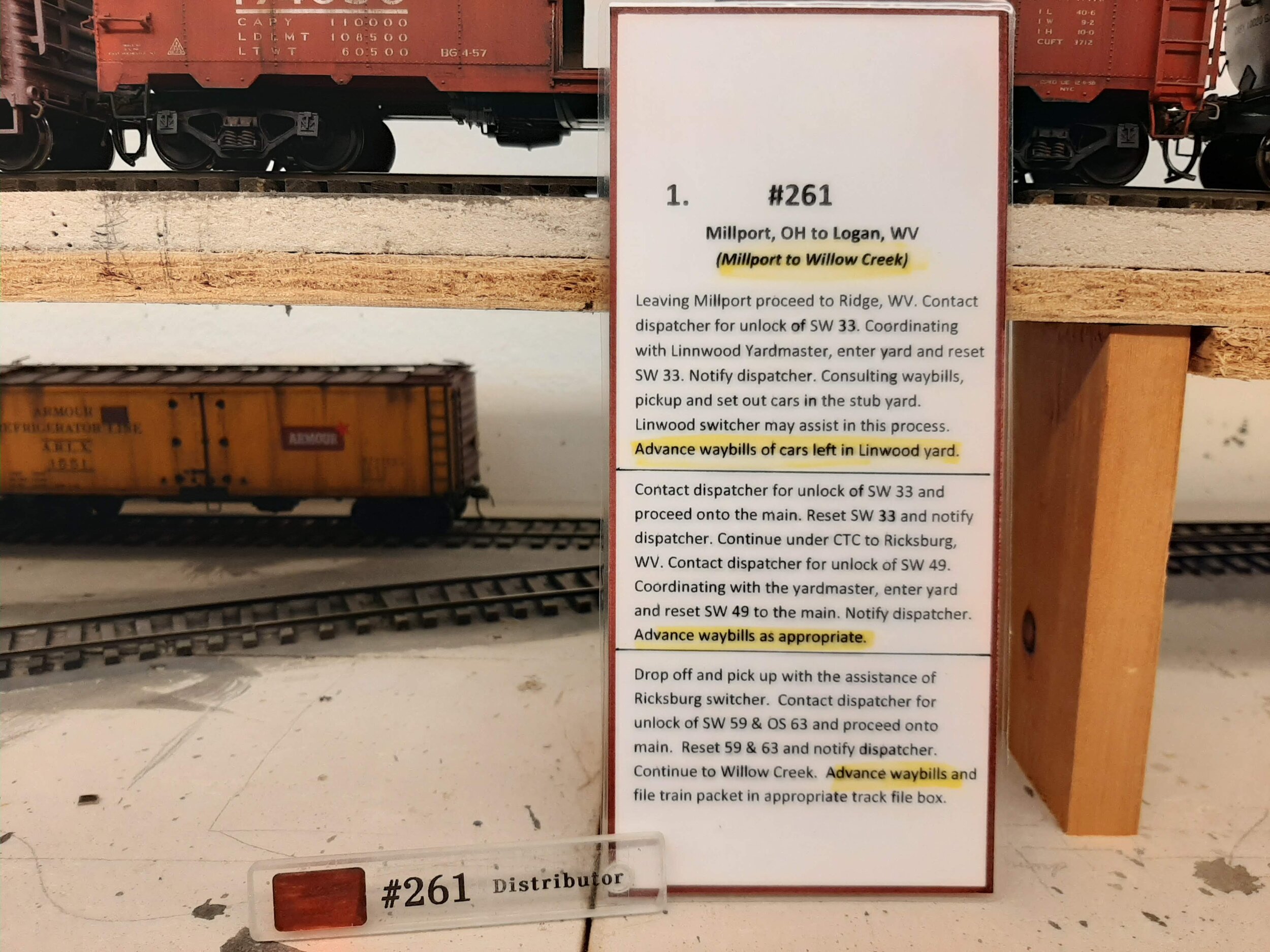  The TDC tells the crew in excruciating detail what to do every step of the way. The A&amp;O entertains many operators, and it can take many visits to be familiar with the operations. Now, to get folks to  read.  