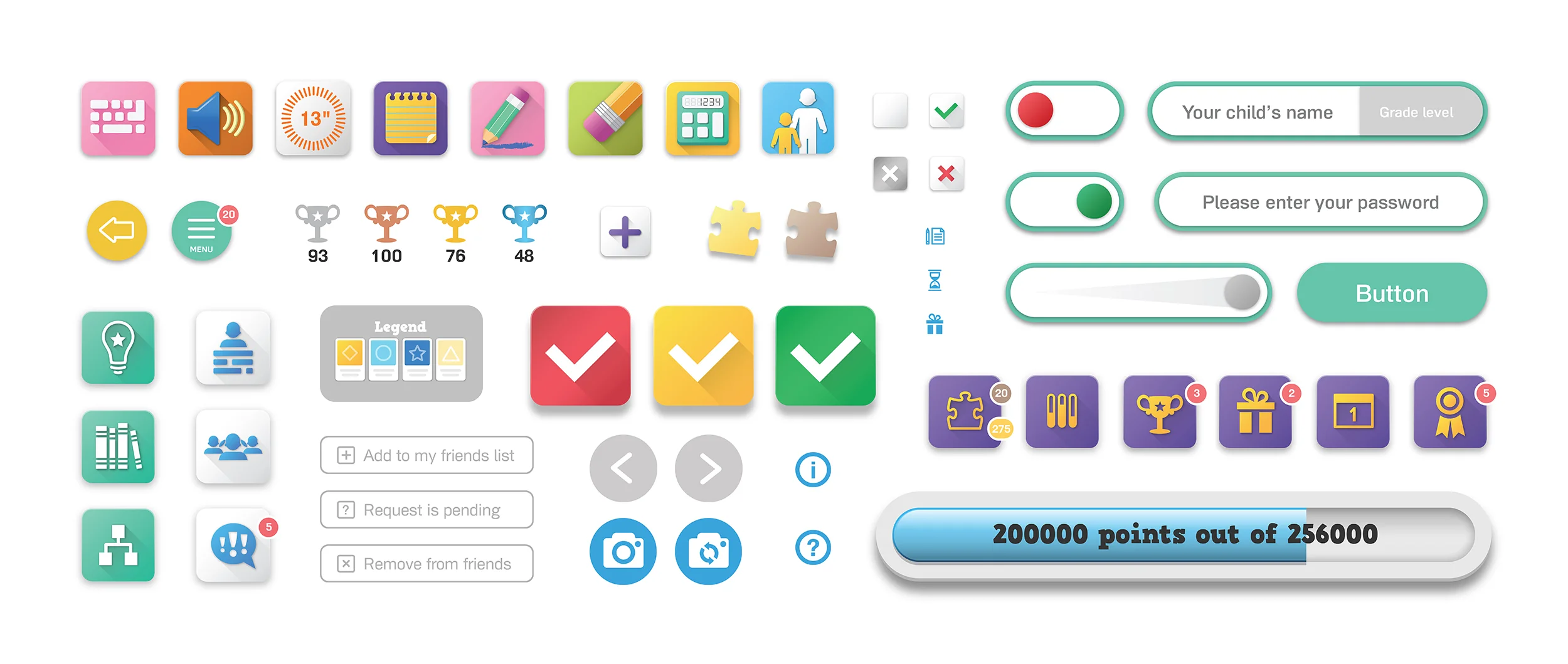 Interface & Gamification Assets