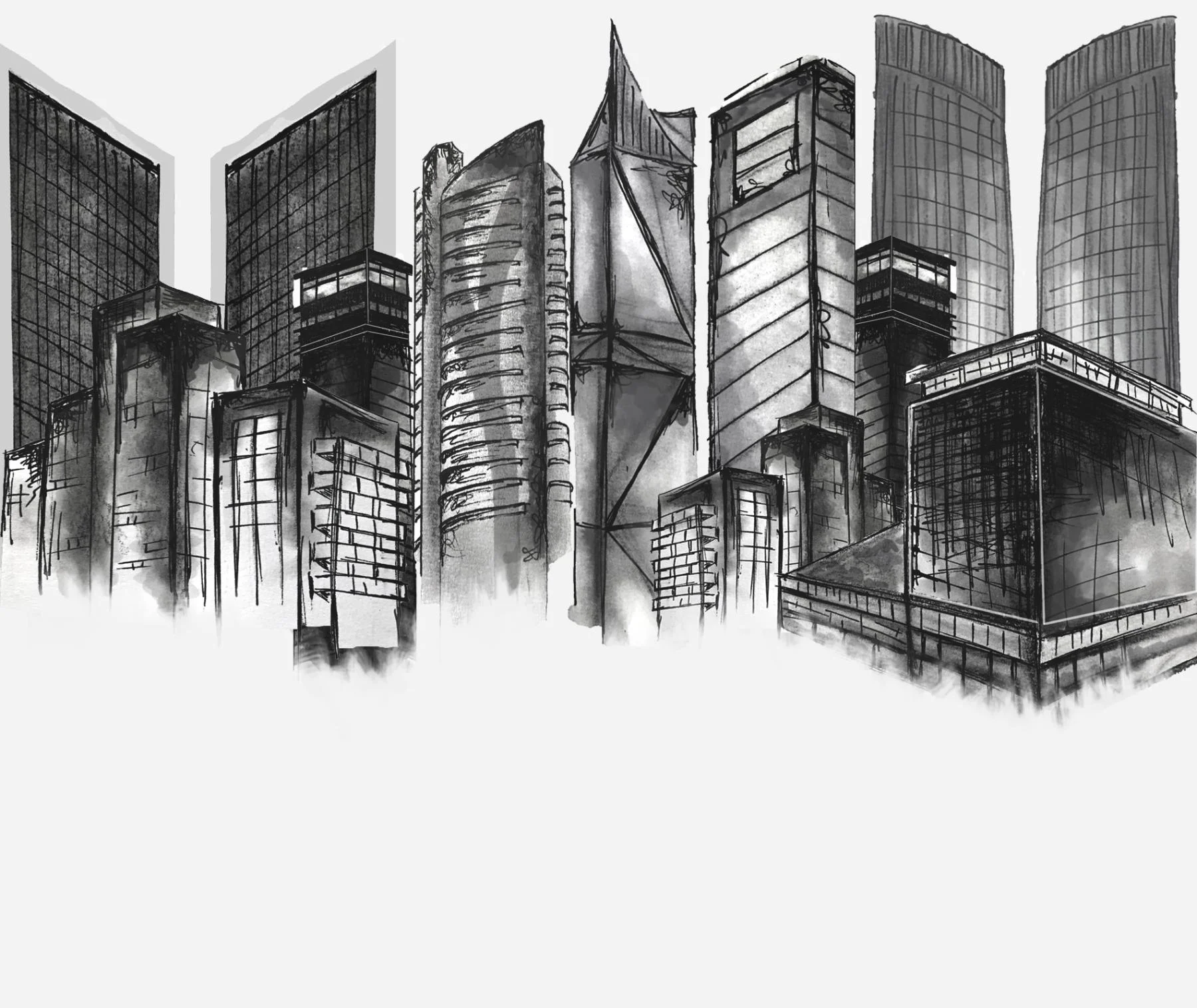 Global Real Estate Illustration for Quartz