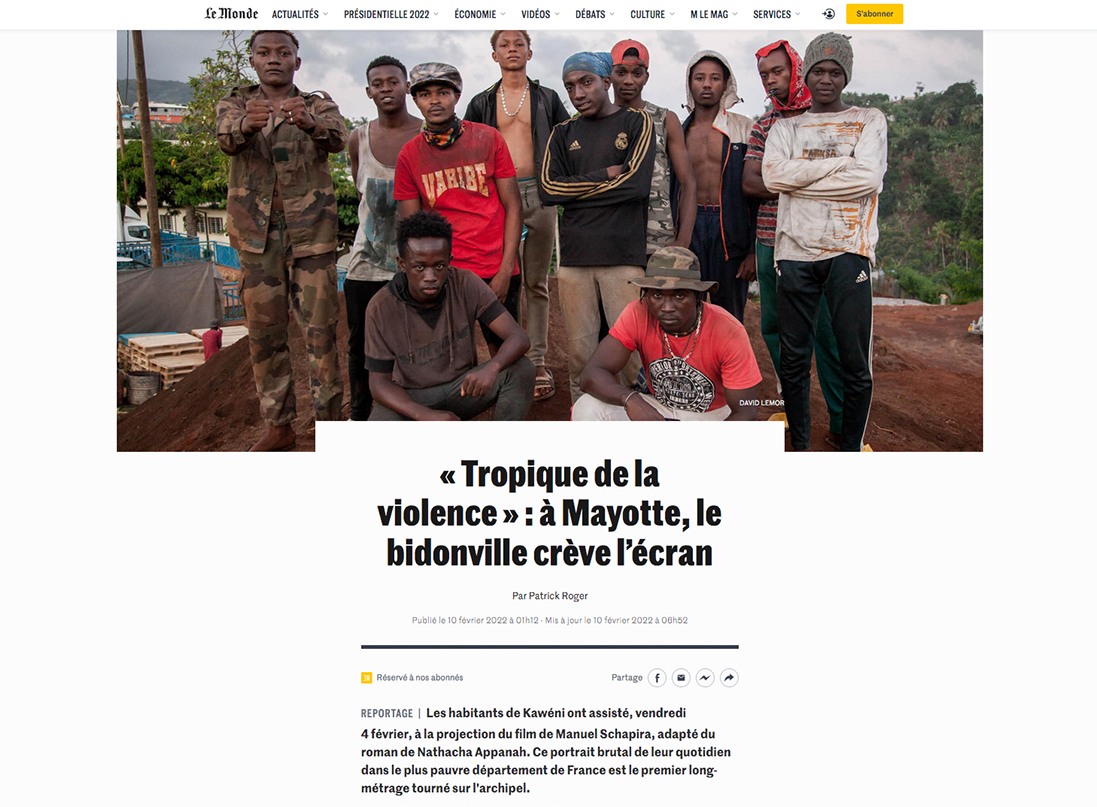   M, le magazine du Monde  (Web) / Fev. 2022 