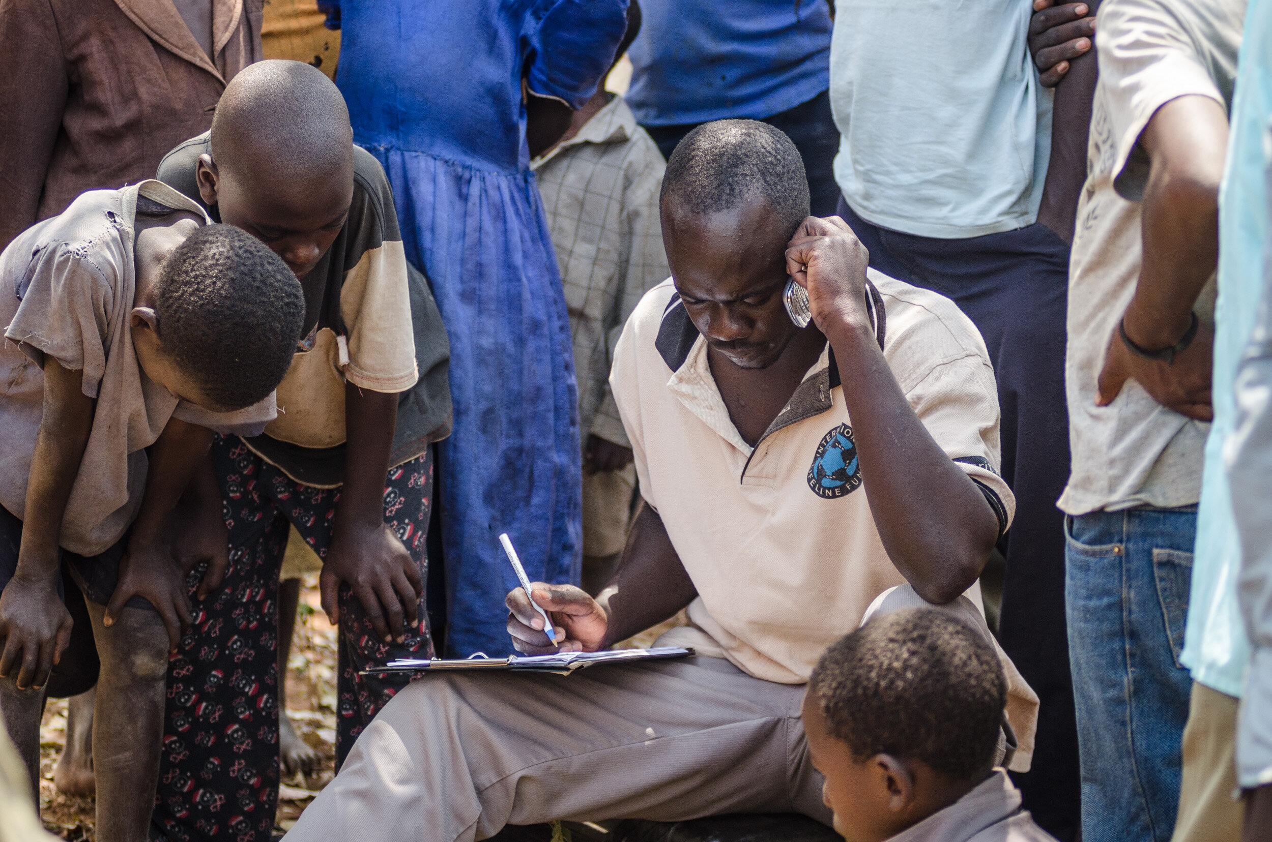 While key members of the community get education the team at ILF gets to work identifying the best place to install the well. (Copy)