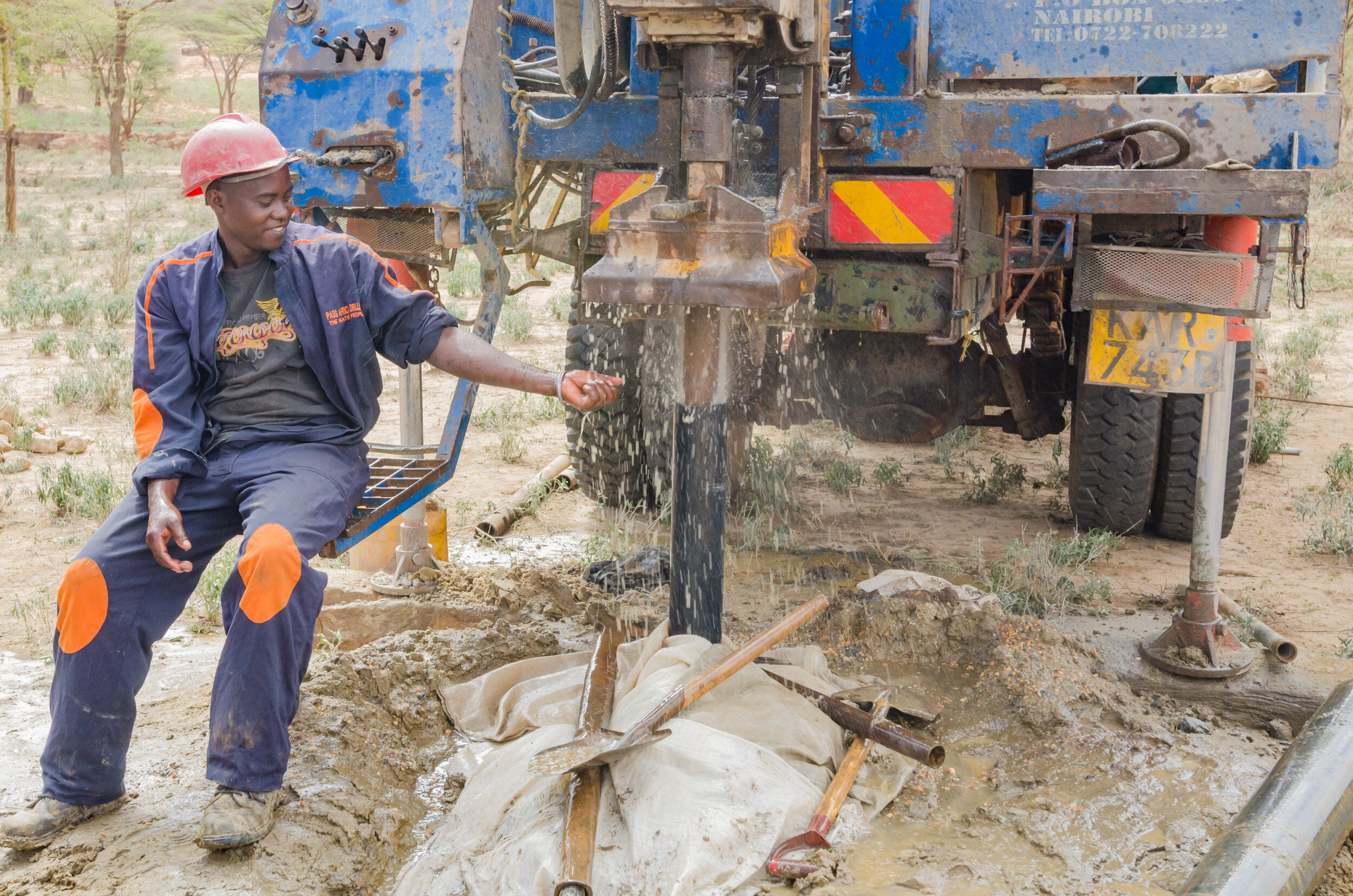 The drillers keep going to make sure they can access as much of the water table as possible. (Copy)