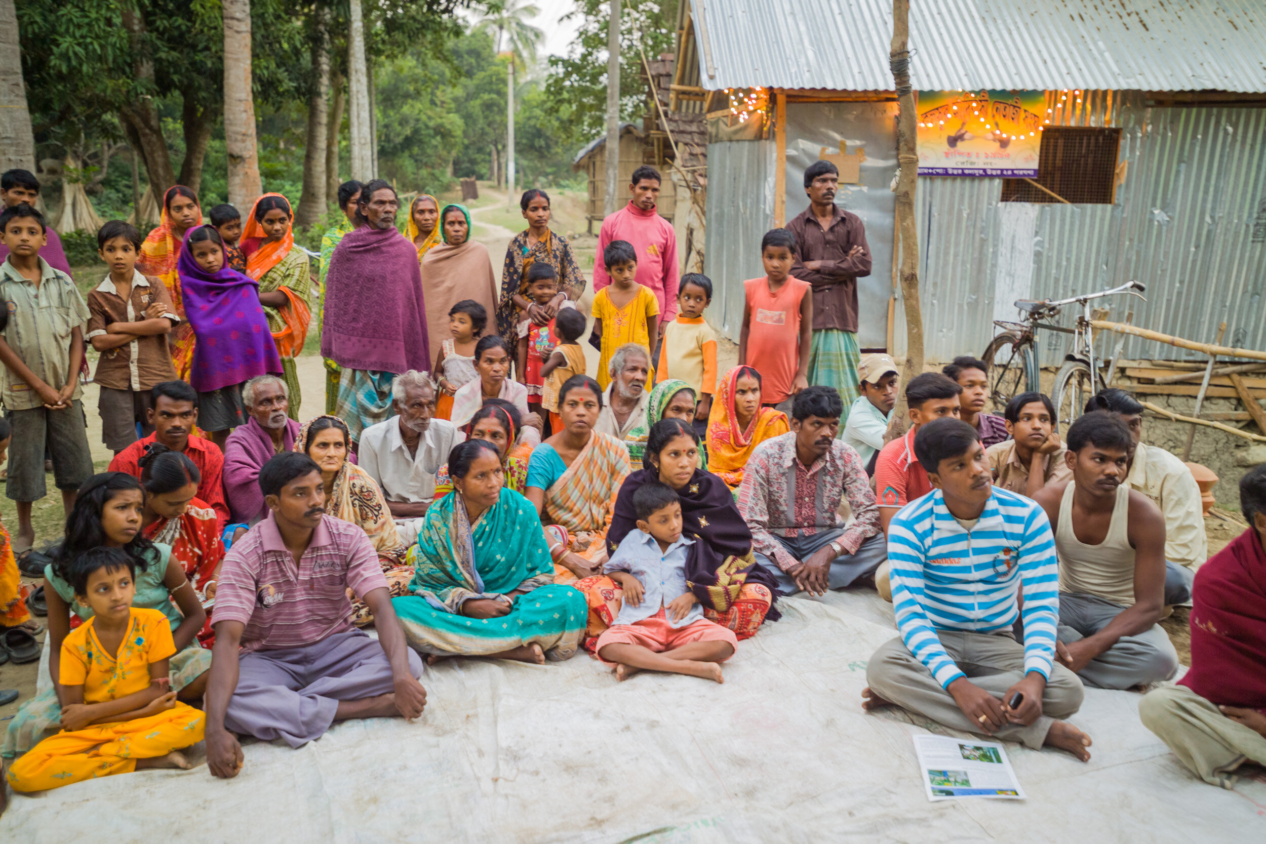 The first step is to convene a meeting with local villagers. (Copy)