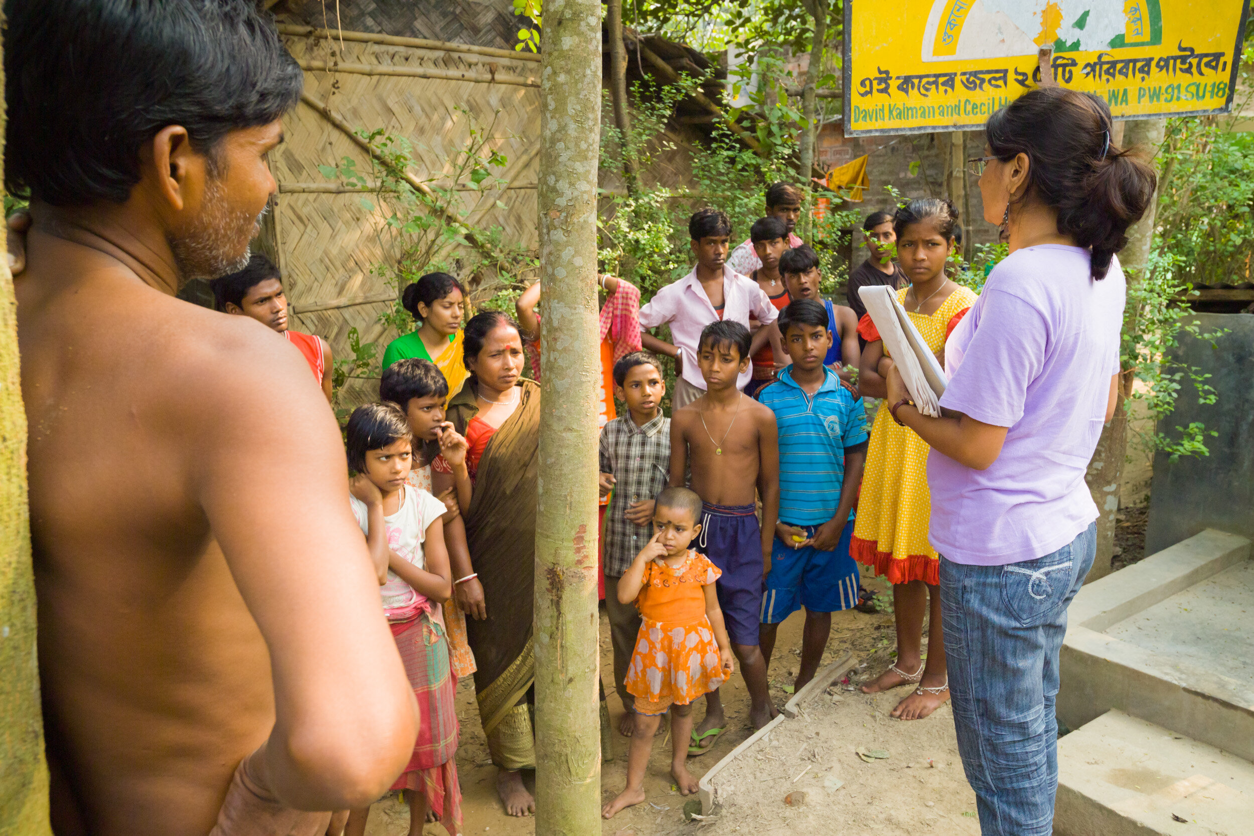 Once complete Project Well teaches the community how to use and maintain the well to keep the water safe. (Copy)