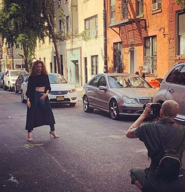 In between car honks and near death experiences #NYC