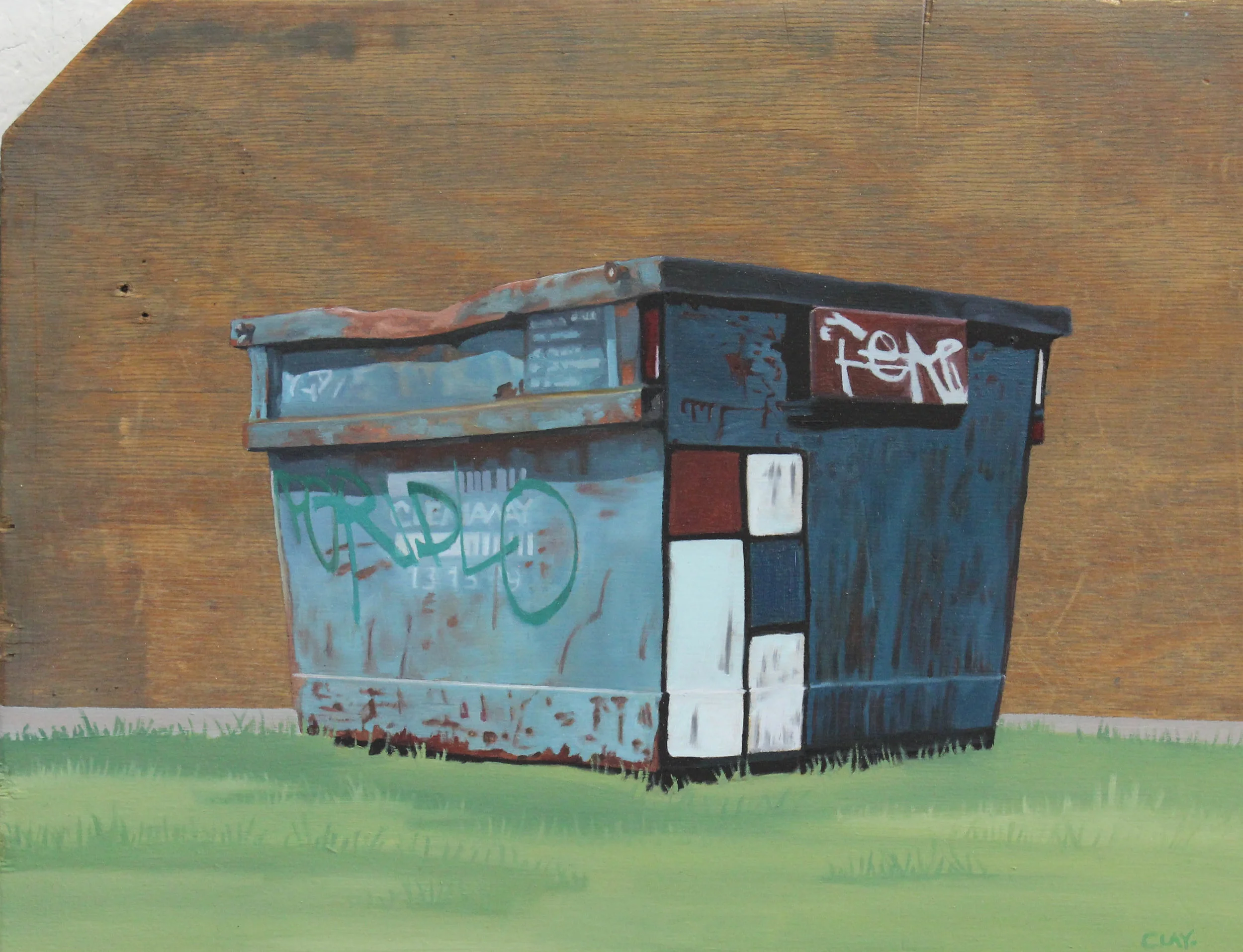 mondrian bin