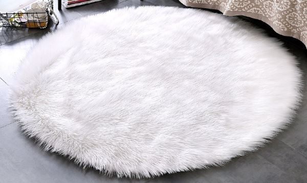 Faux Fur Sheepskin Rug