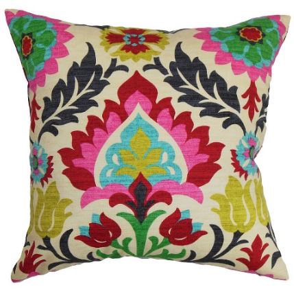 Pink Boho Pillow