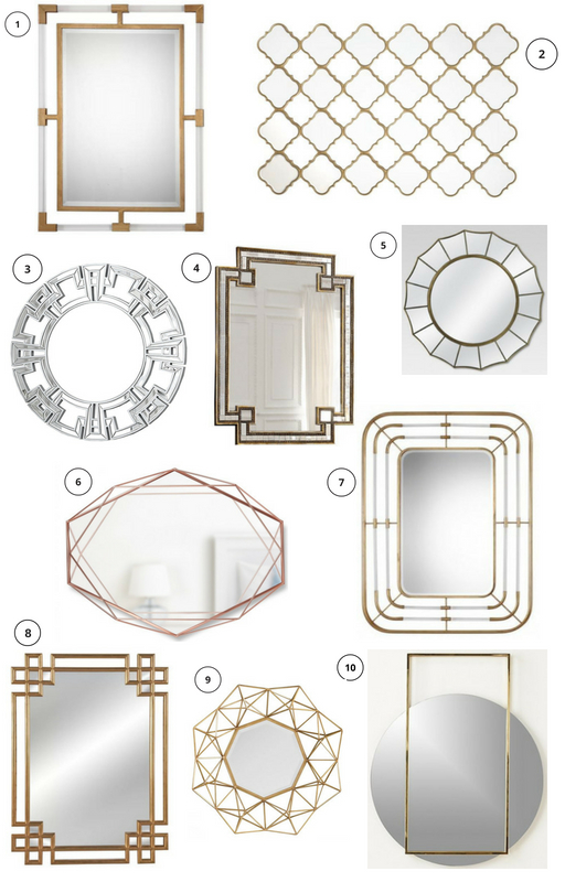 The 10 Best Glam Wall Mirrors To In 2018 Whittaker Interiors Interior Decorating E Design Staging Chicago - Which Wall Is Best For Mirror