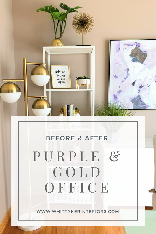 Purple Office Decor