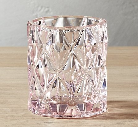 Pink Votive Candle Holder