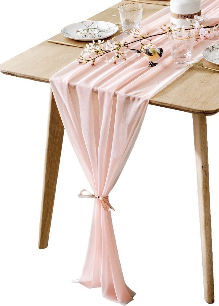 Sheer Blush Table Runner