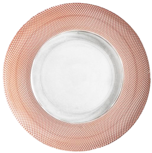 Rose Gold Charger Plate