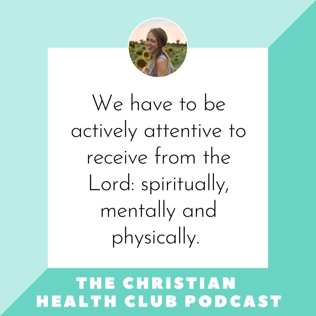 💕👐🏻Are you in a State of Receiving? Whether it&rsquo;s an answered prayer or the food that you eat - do you put yourself in the posture of receiving all of the goodness God has for you?

🎙In this week&rsquo;s podcast we&rsquo;re specifically dial
