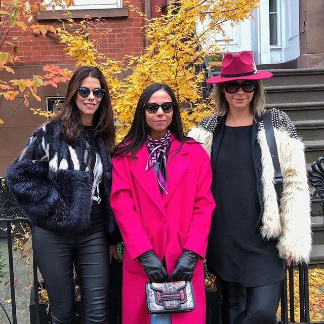 Friends in every season!
Amazing having these girls in town! 
Having fun and exploring our inner fashion journey since the last decade. 💙 love you girls 💙
&bull;
&bull;
#friendship #nyc