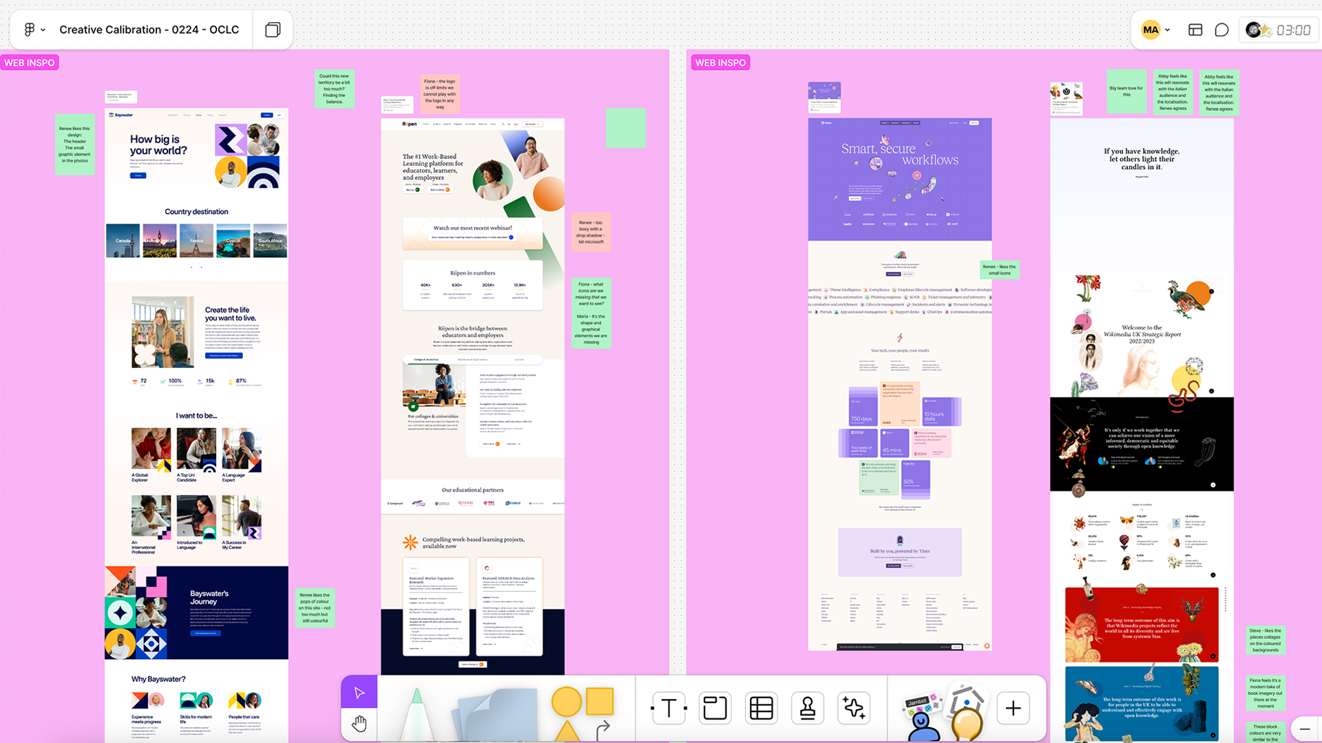 While the core OCLC brand was consistently applied throughout the UI, creative calibration sessions with the Italian team allowed us to introduce a unique twist that celebrated Italian heritage and applied the parent brand in a fresh, previously une