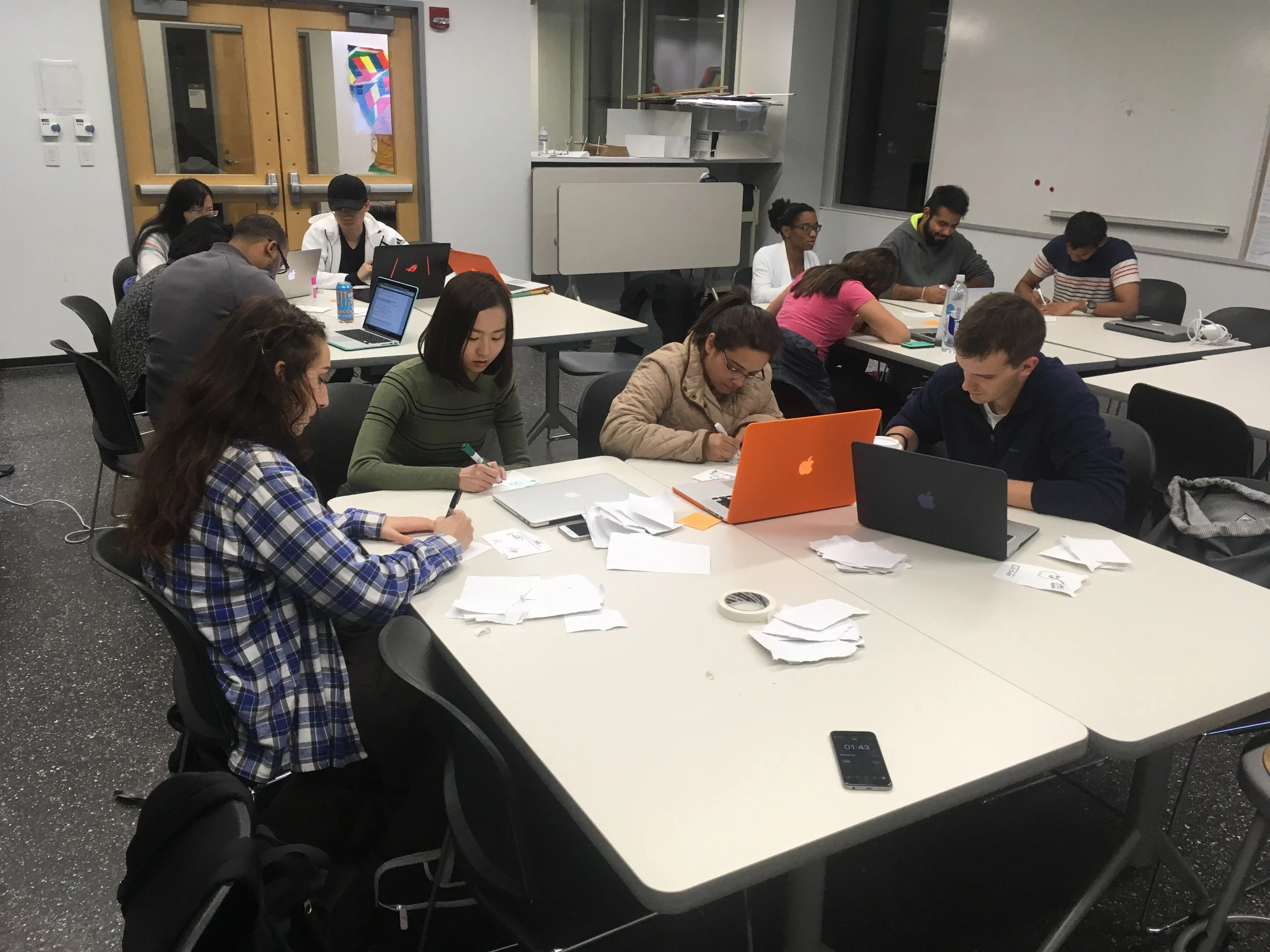 My group working on "The Hook" framework. (I am on the far left)