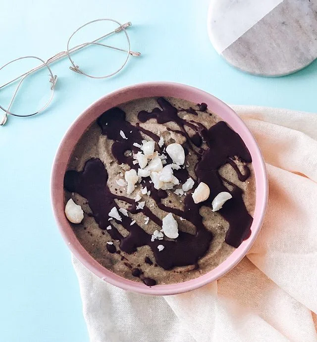 Are you drooling yet?! 🤤.
.
This is destress banana nice cream! Exclusive recipe for my clients 😍😍