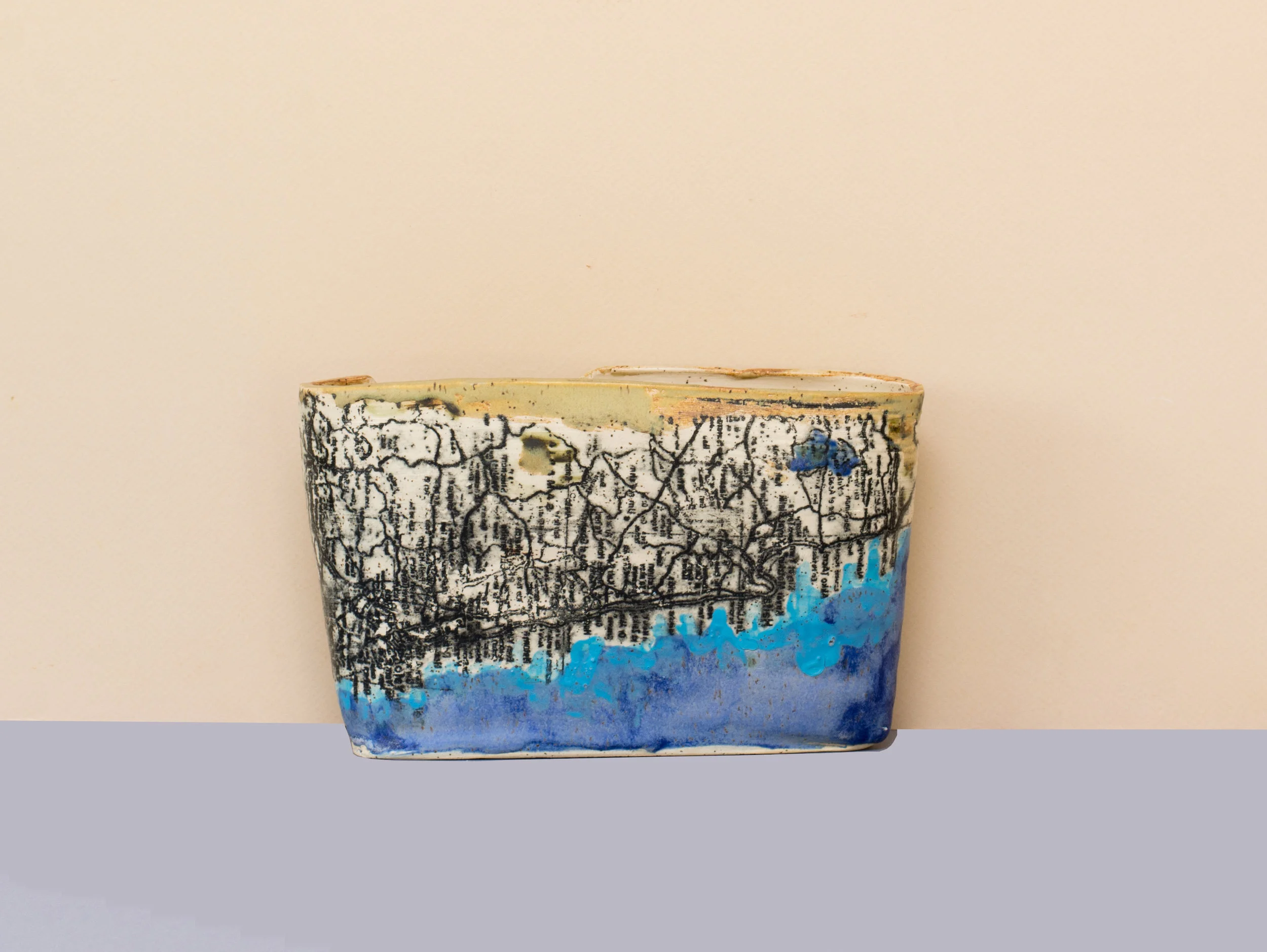Irit Ovadia Rosenberg, Untitled , 2000-2008, Stoneware, metal, 9.5 x 10 x 1.5 in. Courtesy of the artist, Photo: Andrew Marshall