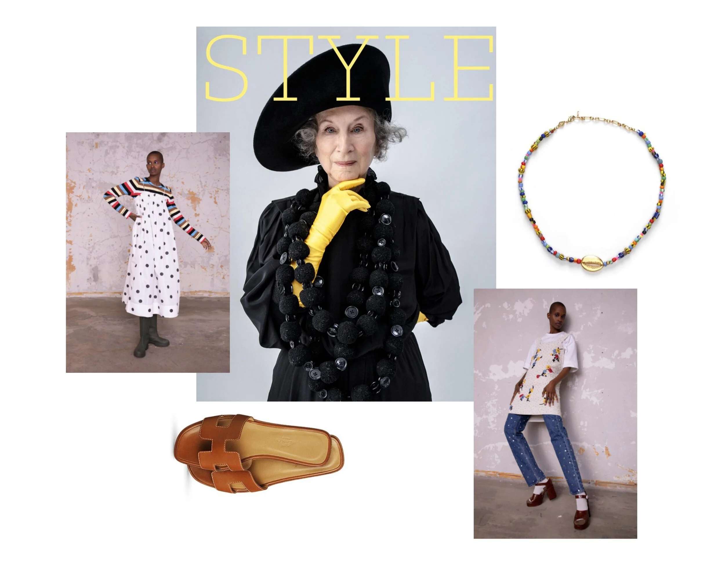 Clockwise from above left: 1. Layering with style- Ganni Pre-Fall 2020 is a quirky play on some necessary modest basics; 2. Margaret Atwood- I’m going to see this incredible woman talk in February, 2020, at the Opera House, Sydney and I am really pu…
