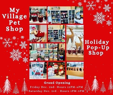 ☯️🐾 Check out the My Village Pet Holiday Pop-Up Shop! 🎄🎁
@myvillagepetshopwaunakee 

Located inside of Zen Dogs Center.