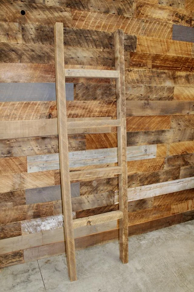 Barnwood Ladder