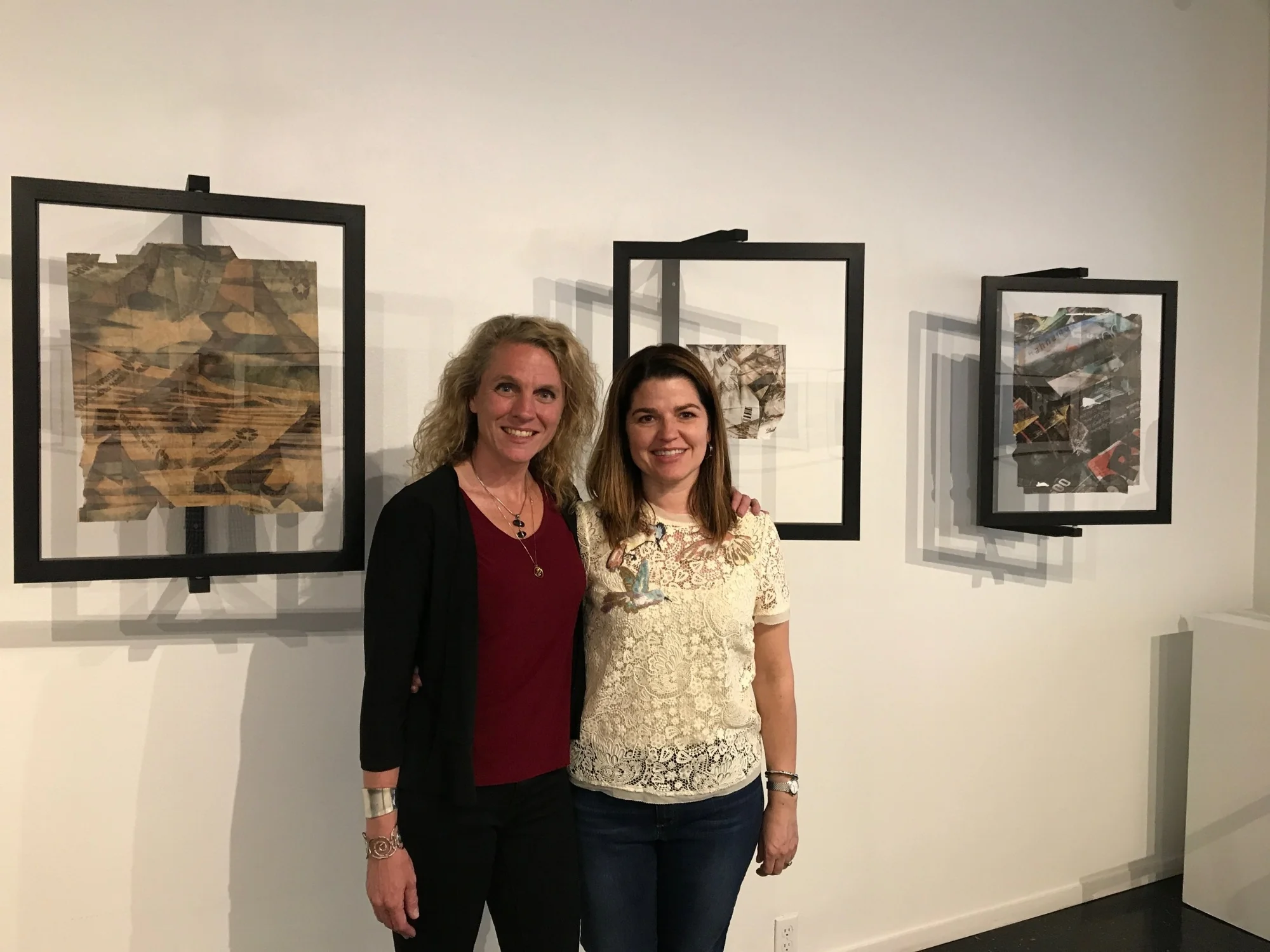 With instructor and AAU Associate Director Tamara Hubbard (left) the afternoon before the show.