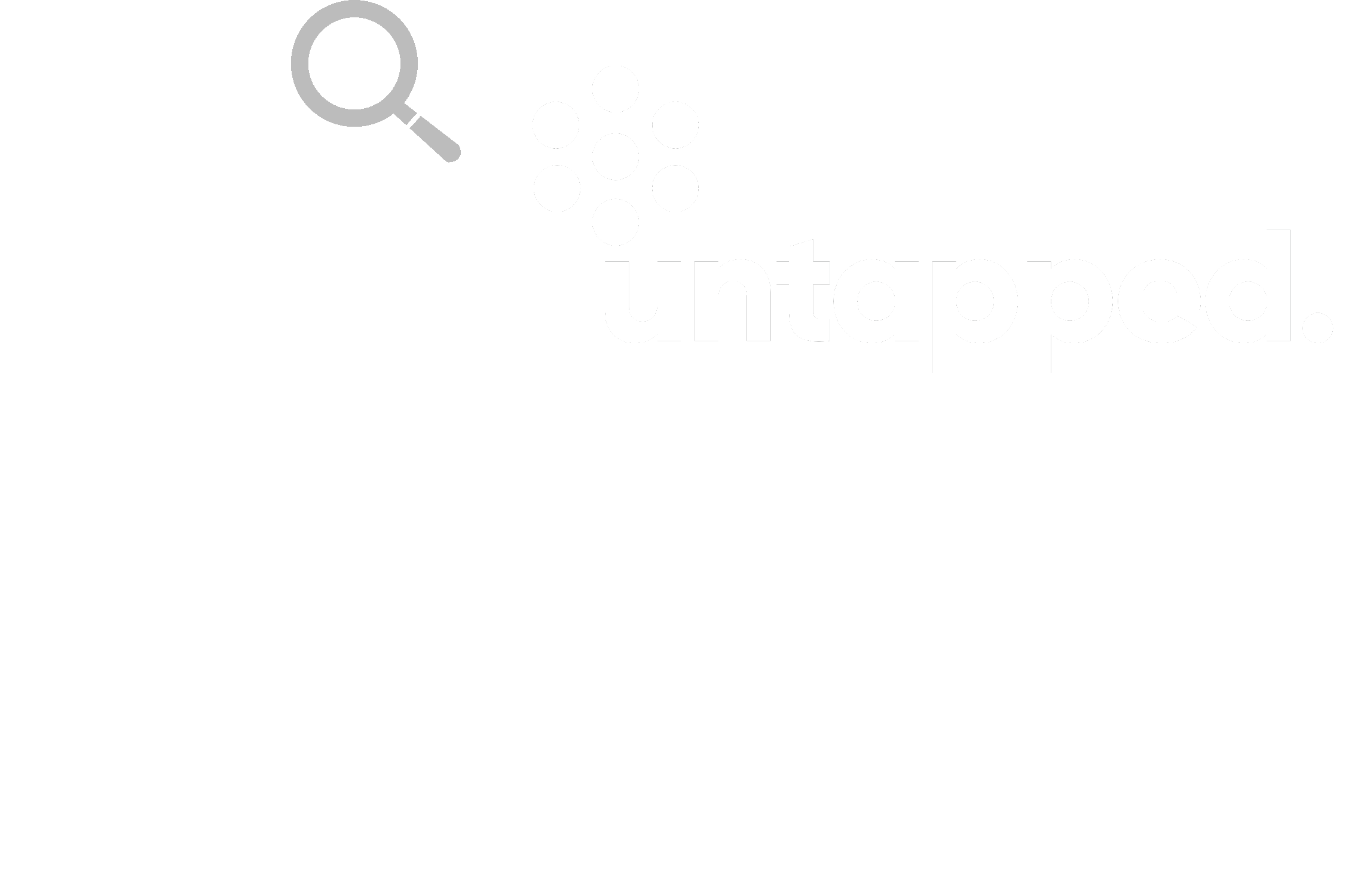 Reflective detective logo
