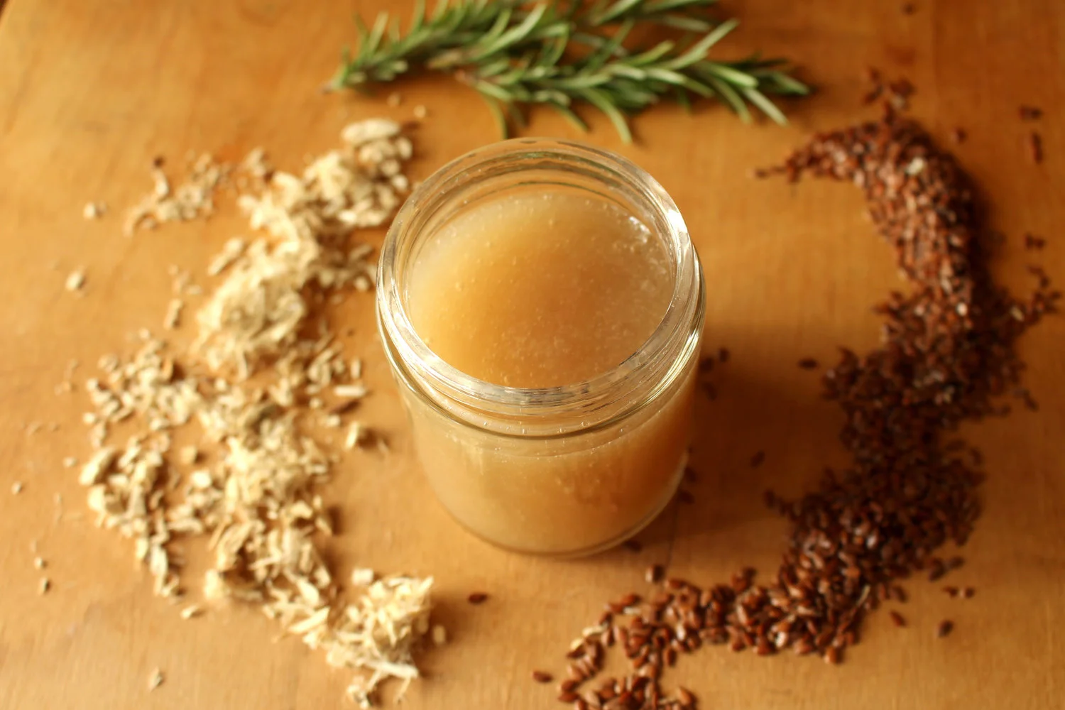 How To Make Herbal Infused Marshmallow Root Flax Seed Hair Gel — TamThyme