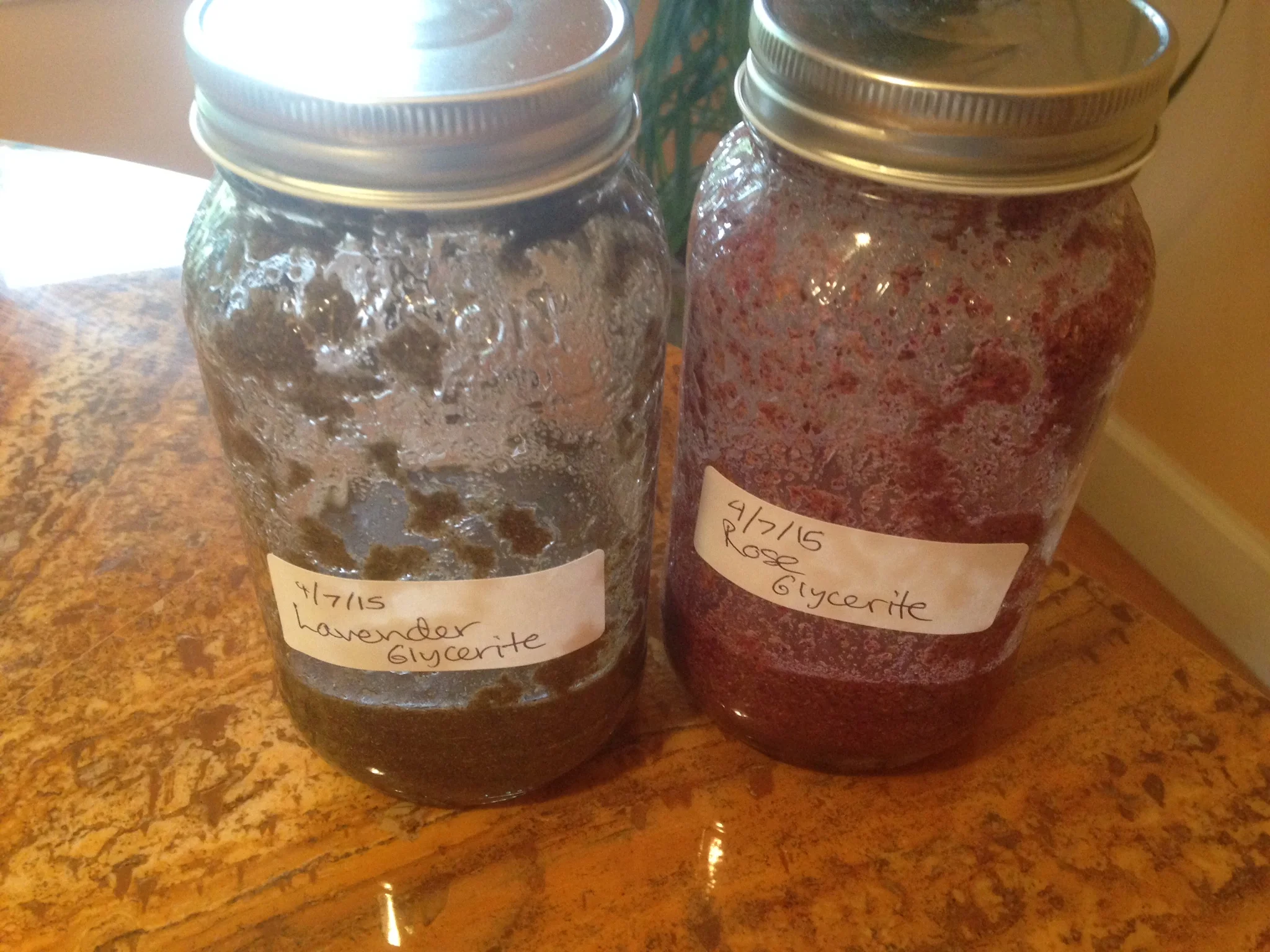Lavender Rose Glycerites