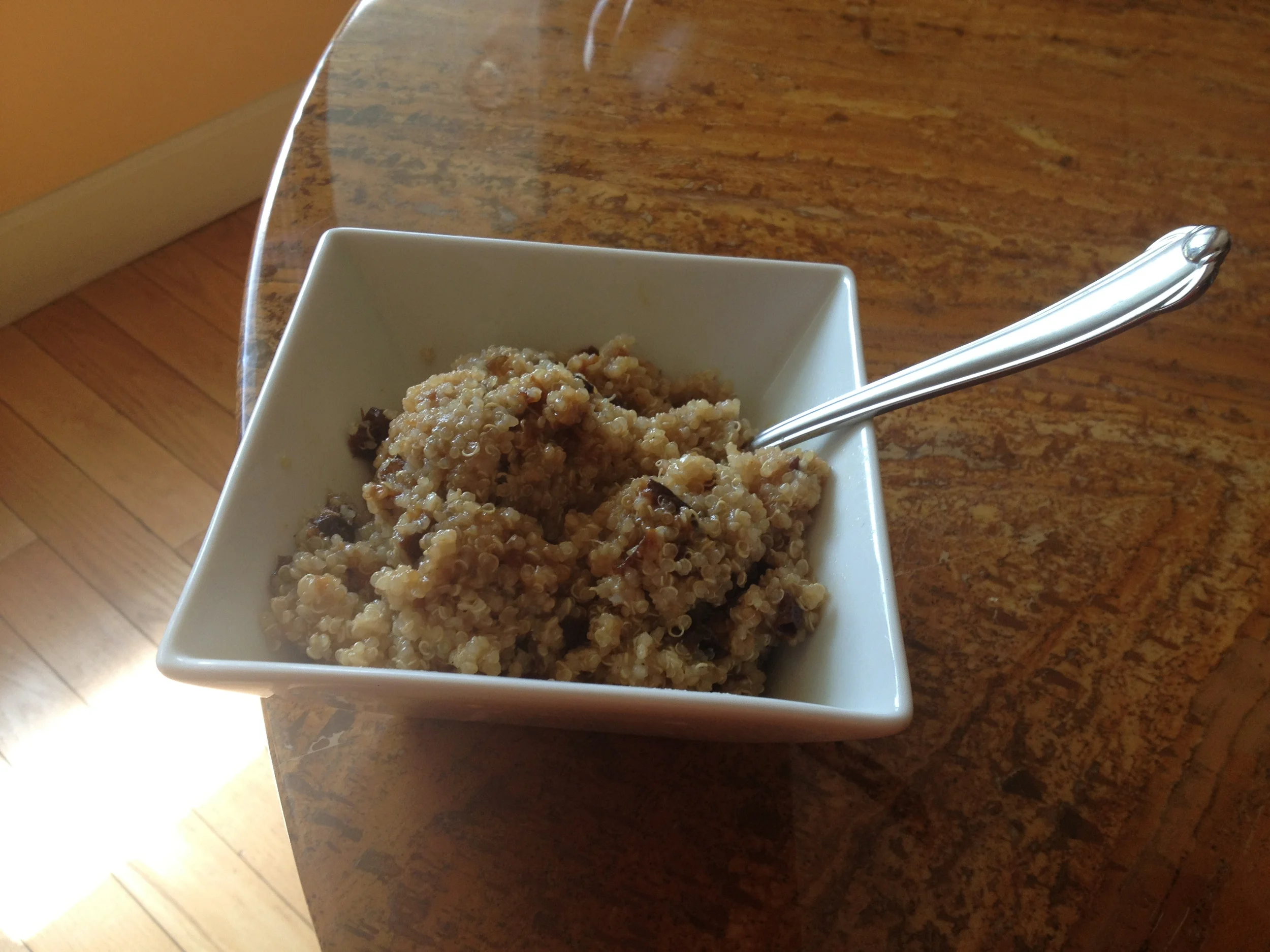 Quinoa and Dried Prunes