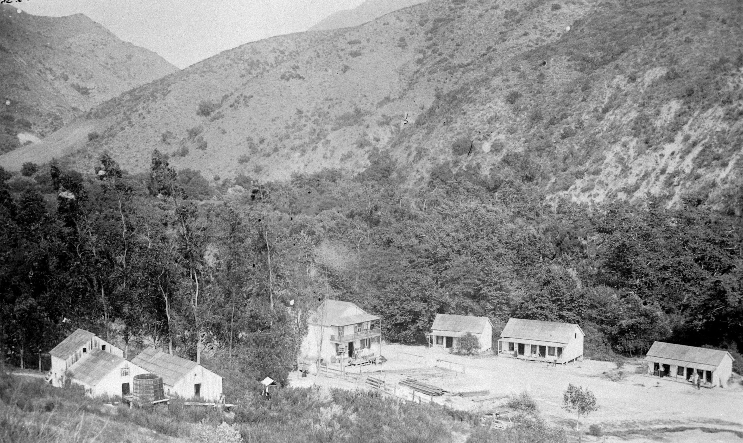 San Juan Hot Springs in the 1890s (Courtesy the Orange County Archives).