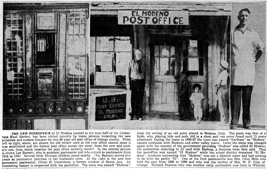 ( Santa Ana Register , August 28, 1940)