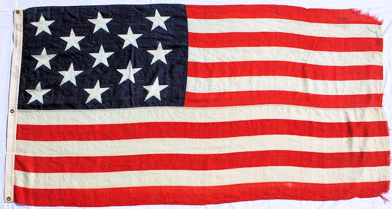 A Naval flag from around 1900 – what do you think? Here is an auction report on one of these flags.