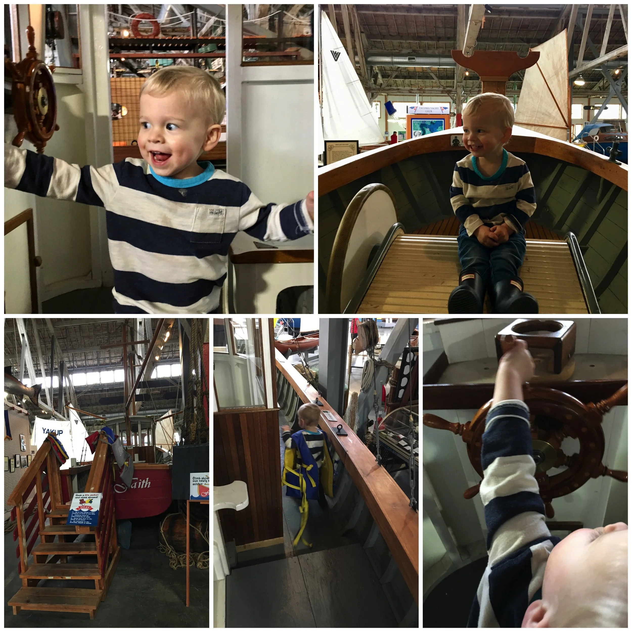 Onboard and exploring the boat, "Faith"