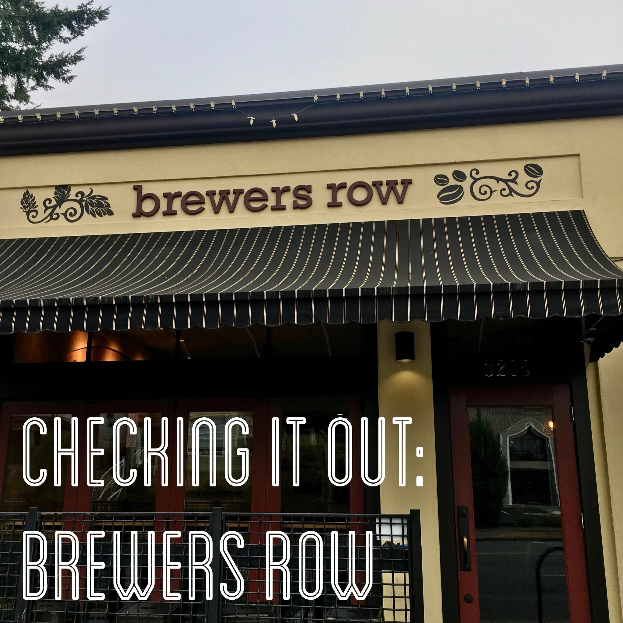 Checking it Out: Brewers Row