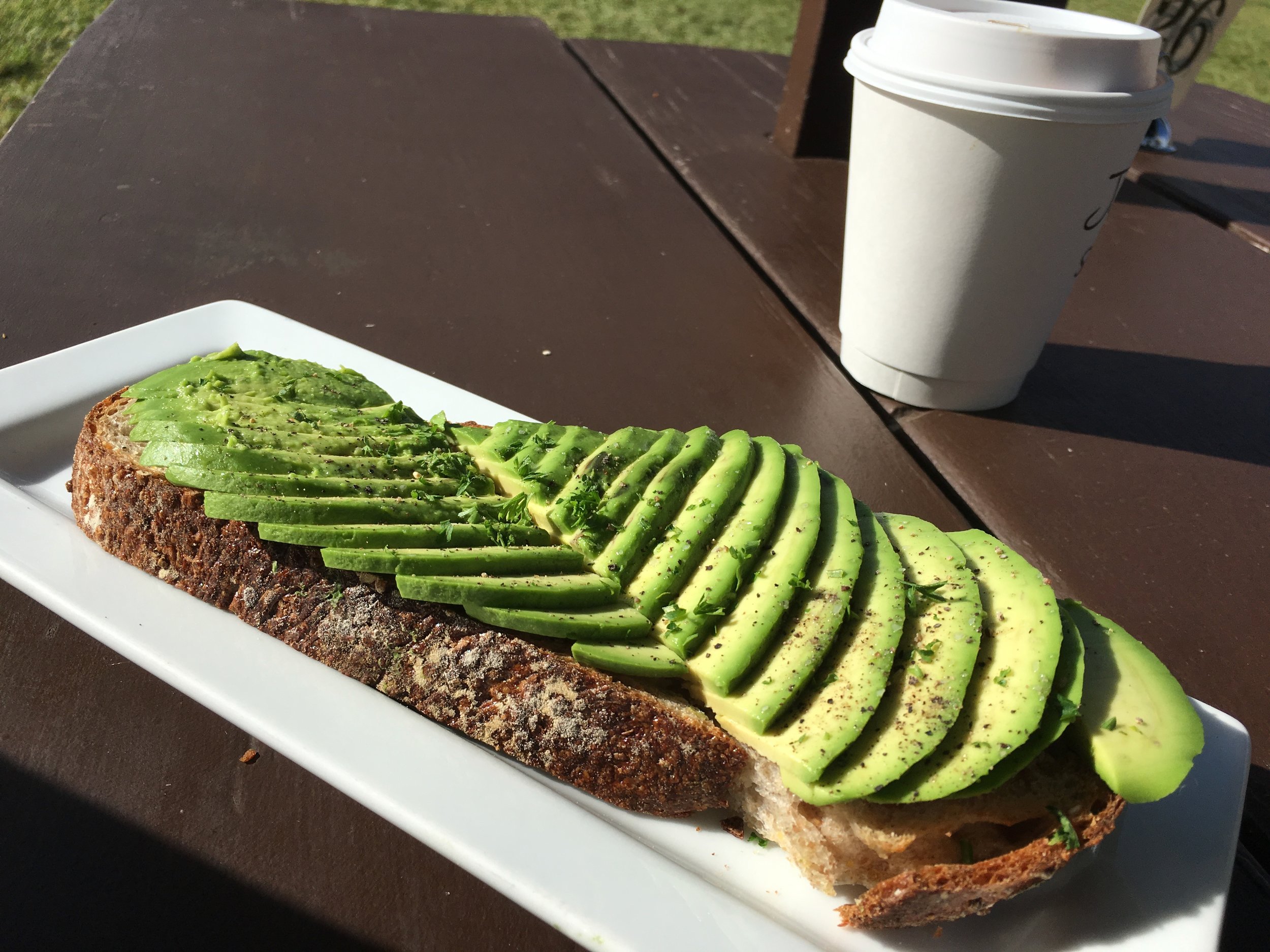 Hanalei Bread Co. Avocado Toast