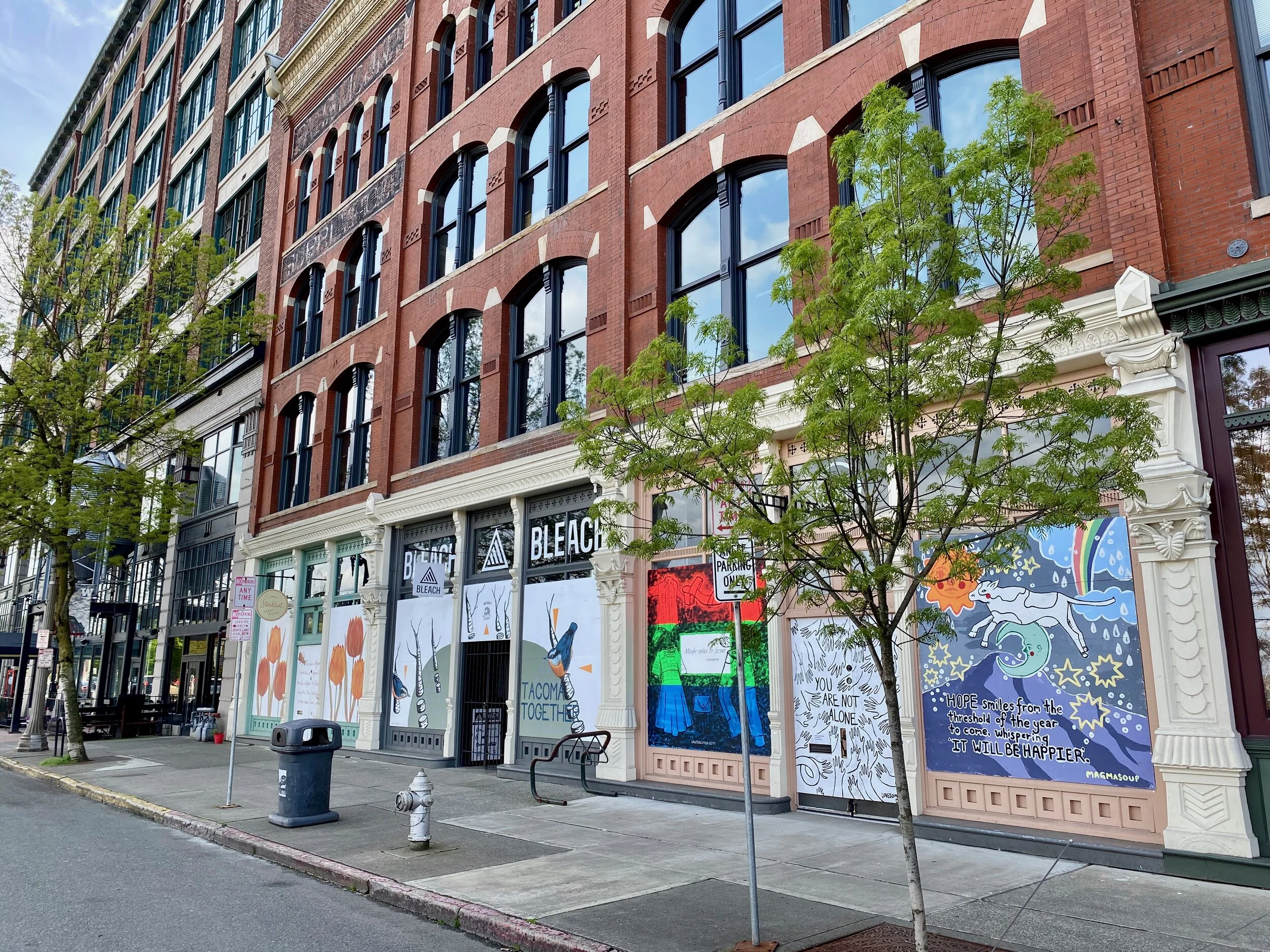 A Walk Downtown: Tacoma's Plywood Mural Art