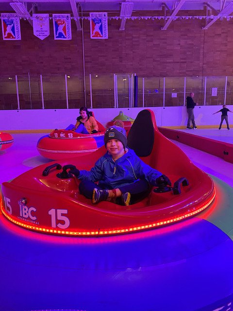 Ice Bumper Cars at Sprinker Recreation