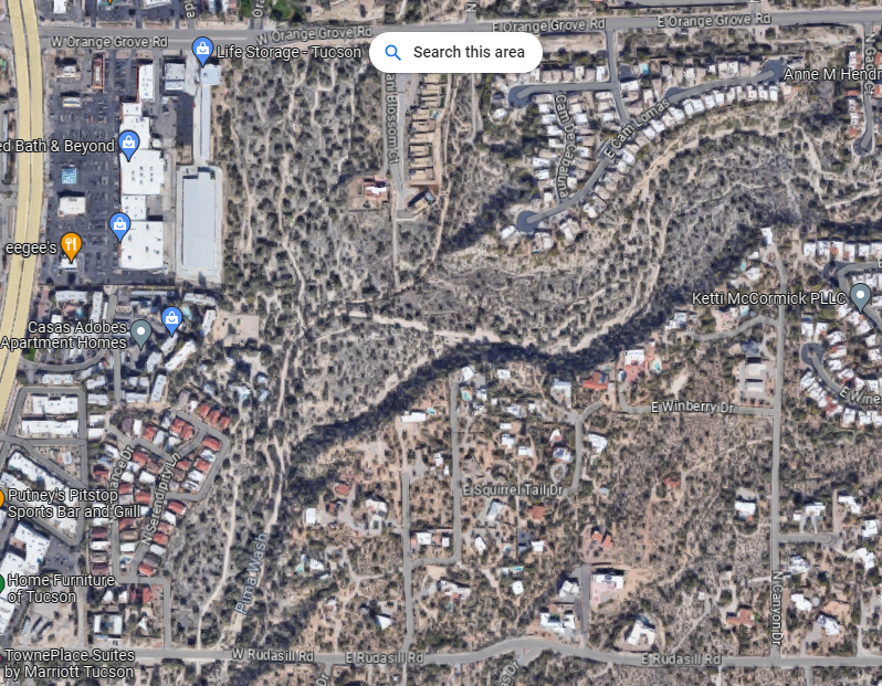 New high density housing development proposed for Pima Wash. 