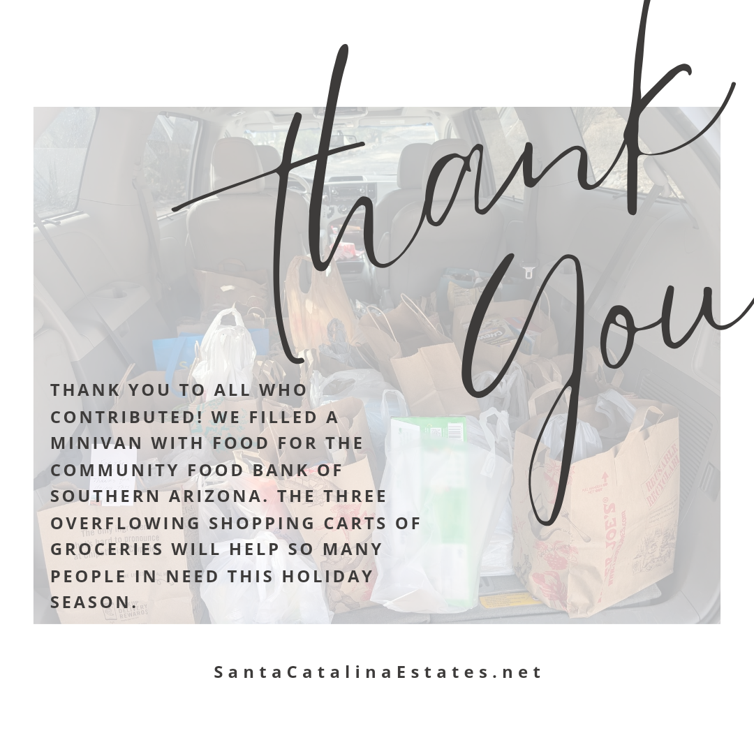 Thank you to all who contributed! 