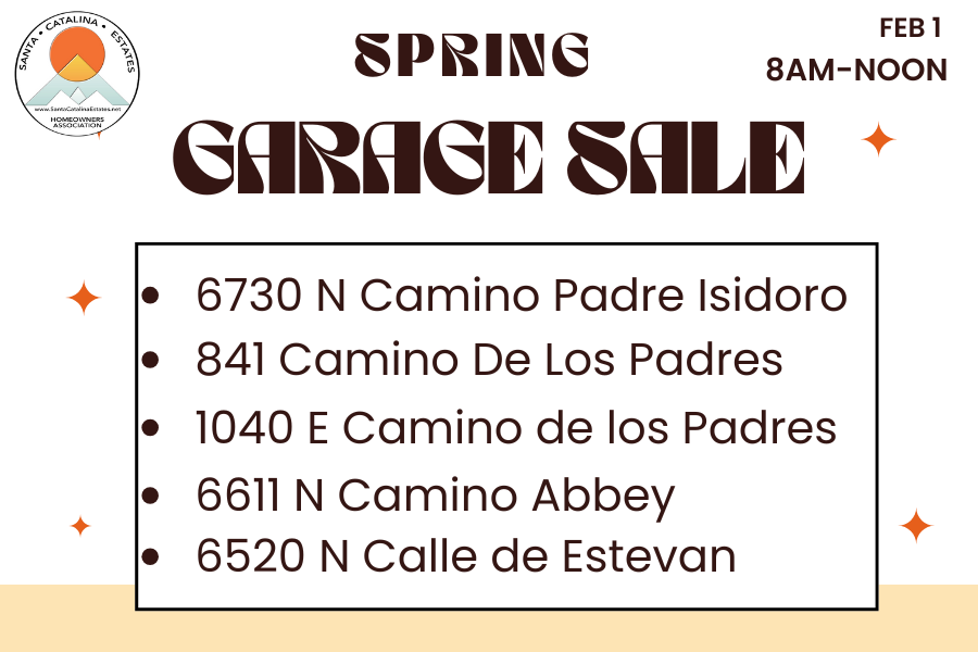 Garage Sale 2/1/2025 8-12
