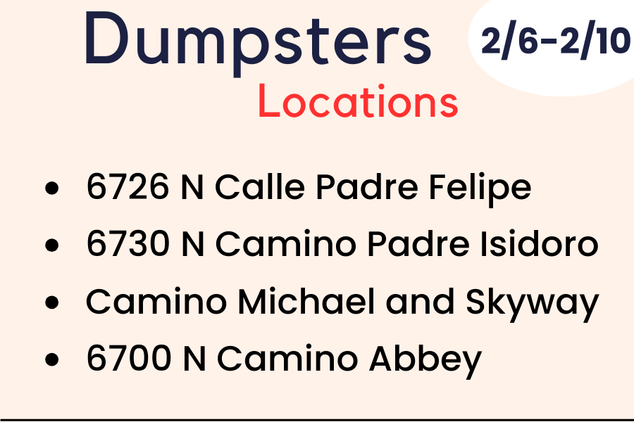 The Dumpsters have arrived! 