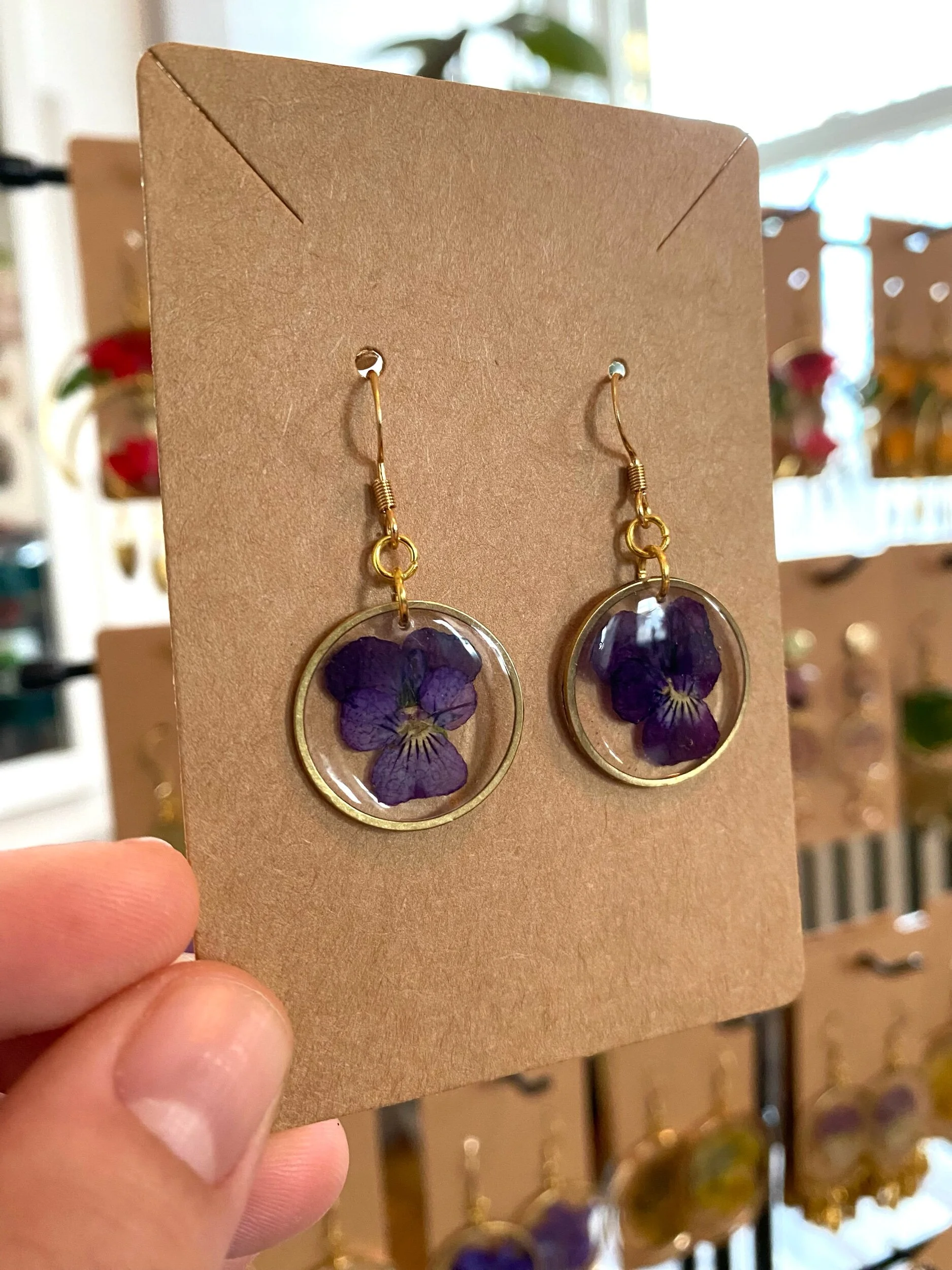 Botanical Orbs - Viola Flower