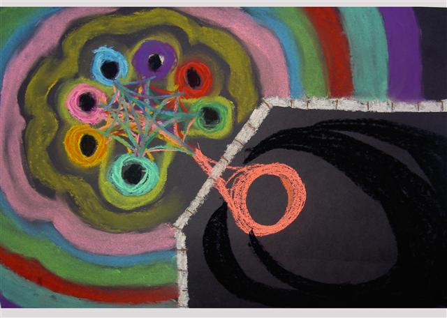 Outside the Circle-Pastels on Paper.jpg