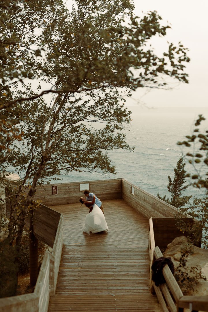 Pictured Rocks Elopement - Alex &amp; Journey