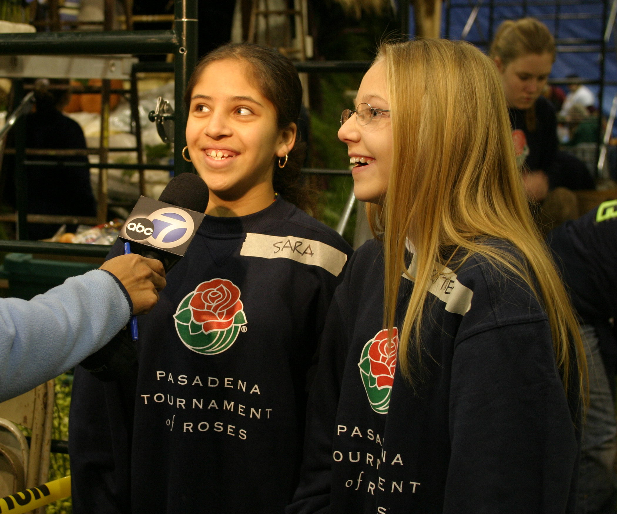 ABC7's interview with heart recipients Sara Castroand Brittney Moreno gave us an early glimpse of how the media would embrace our float riders' meaningful participation. (Photo: Scott Weersing)